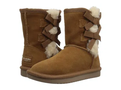 Koolaburra By Ugg Kids' Victoria Short Boot (toddler) Girl's Shoes Chestnut : 6 Toddler M, Suede In Brown