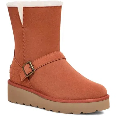 Koolaburra By Ugg Women's  Kelissa Short Boots Red Faux Fur Lined Htat434 In Multi