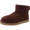 Koolaburra Koola Mini Womens Faux Fur Lined Man Made Booties In Brown