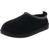 Koolaburra Burree Womens Suede Round Toe Clogs In Black