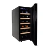 Koolatron 12 Bottle Deluxe Wine Cooler Freestanding Wine Fridge In Black