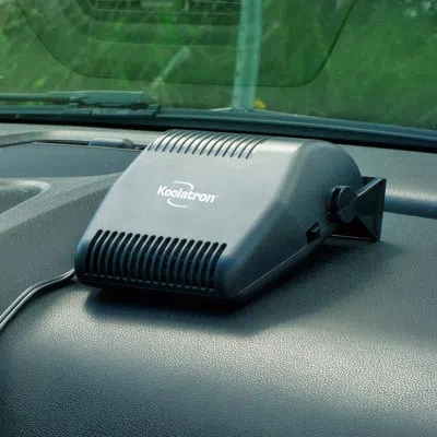 Koolatron 12v Car Heater And Defroster In Black