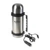 Koolatron 12v Insulated Vacuum Flask With Heater In Silver