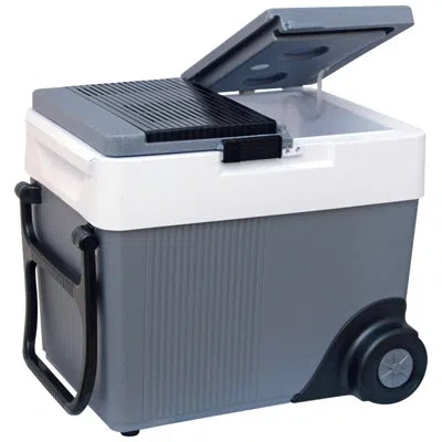 Koolatron 12v Wheeled Electric Cooler/warmer 31l (33 Qt), Gray