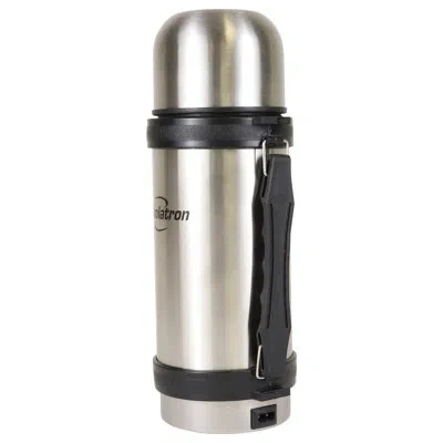 Koolatron 1l Insulated Vacuum Flask With Heater Stainless Steel In Silver