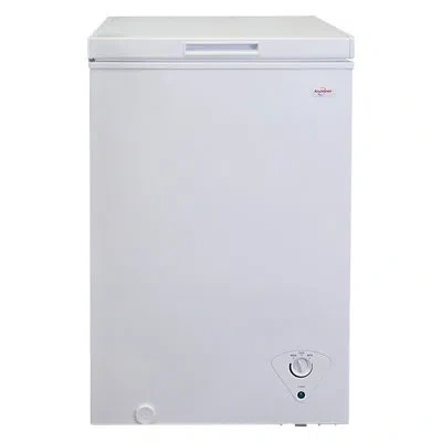 Koolatron 3.5 Cu. Ft. Chest Freezer With Adjustable Temperature Control In White