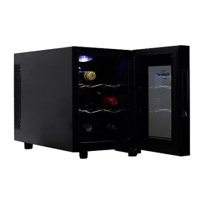Koolatron 6 Bottle Thermoelectric Wine Cooler In Black