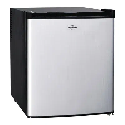 Koolatron Compact Fridge, 1.7 Cu Ft, 110v Ac/12v Dc In Silver