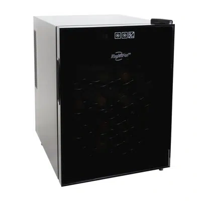 Koolatron Single Zone 16" Freestanding 20 Bottle Wine Refrigerator In Black