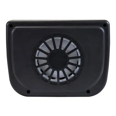 Koolatron Solar Fan Car Window Ventilation System, Hot Air Extractor In Black