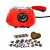Koolatron Total Chef Chocolatiere Chocolate Melter And Fondue Pot- 8.8 oz (250 G) In Red