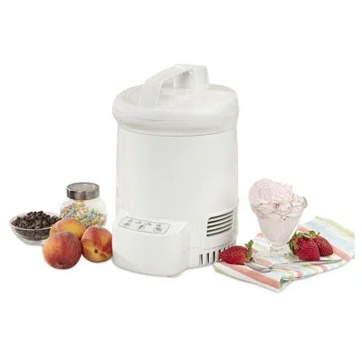 Koolatron Total Chef Ice Cream Factory 1.2l Automatic Fresh Ice Cream Maker, White