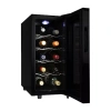 Koolatron Urban Series 10 Bottle Wine Cooler Freestanding Wine Fridge In Black