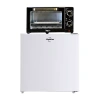 Koolatron White Flat Back Countertop Fridge/freezer And A 1000w Convection Oven In Multi
