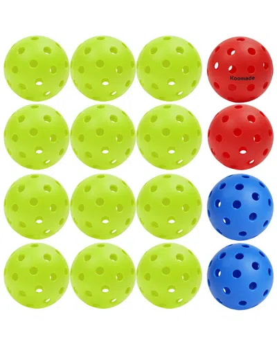 Koomade 16-pack Multi Pickleball Set