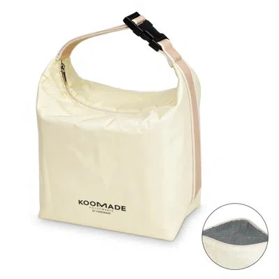 Koomade Large Insulated Lunch Bag For Food Jar, Thermal Tote With Handle For Commute In Brown