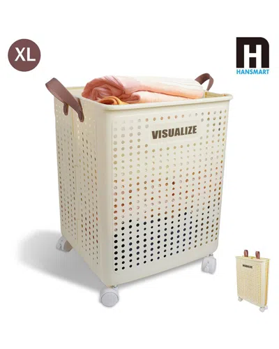 Koomade The Cozy Cream Laundry Caddy In Neutral