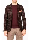 Koon - Pie De Poule Verde Jacket And Bo Trap Bc11
