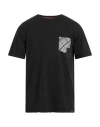 Koon Man T-shirt Black Size Xl Cotton, Elastane