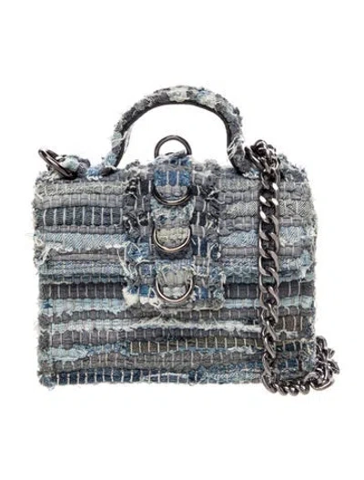 Pre-owned Kooreloo Denim Crossbody Bag In Blue