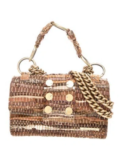Pre-owned Kooreloo Leather Shoulder Bag In Brown