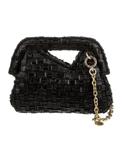 Pre-owned Kooreloo Leather Top Handle Bag In Black