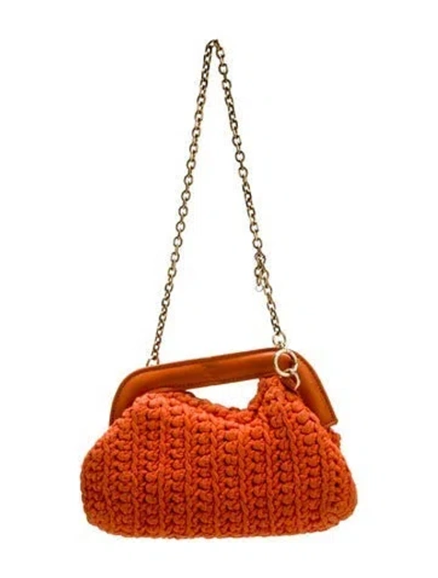 Pre-owned Kooreloo Leather Top Handle Bag In Orange