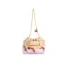 Kooreloo Women's Neutrals / Pink / Purple The Bow Mini Pepper Bag - Neutral / Pink
