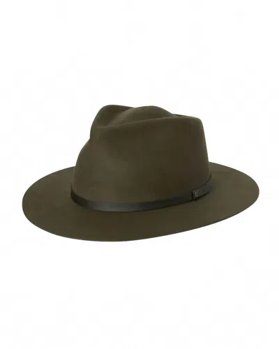 Kooringal Women's Goodwin Wide Brim Fedora Hat In Olive In Green