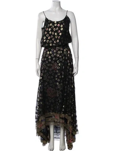 Pre-owned Koos Van Den Akker Vintage 1970's Skirt Set In Black