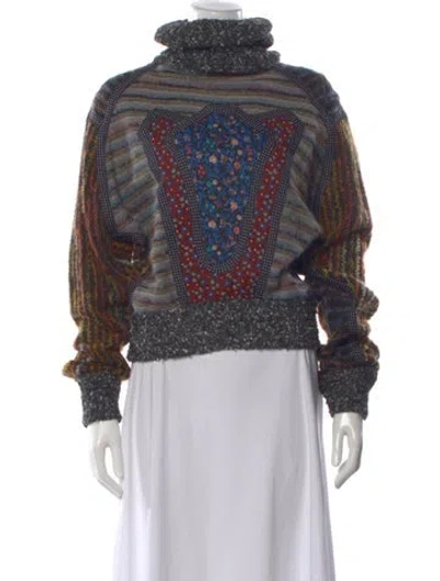 Pre-owned Koos Van Den Akker Vintage 1970's Sweater In Blue