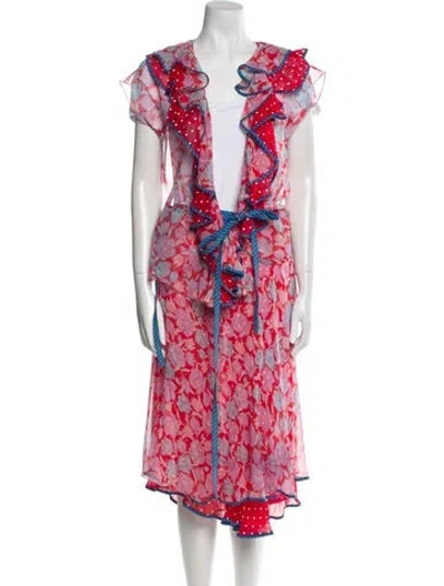 Pre-owned Koos Van Den Akker Vintage 1980's Skirt Set In Multi