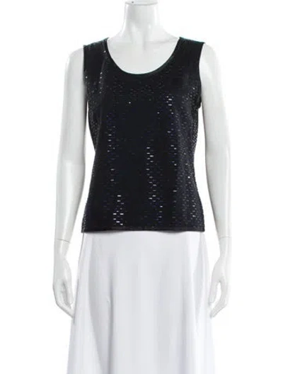 Pre-owned Koos Van Den Akker Vintage 1980's Top In Black