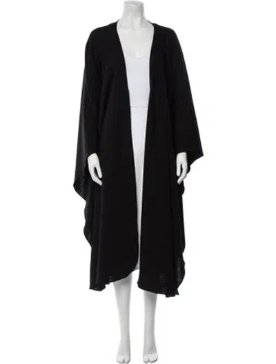 Pre-owned Koos Van Den Akker Wool V-neck Sweater In Black