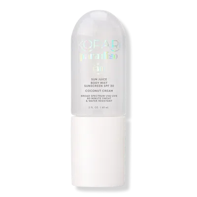 Kopari Beauty Paradiso Sun Juice Body Mist Sunscreen Spf 30 - Coconut Cream