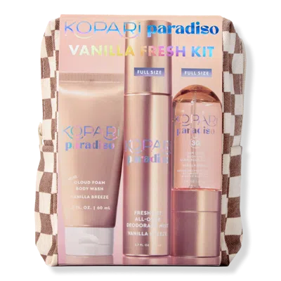 Kopari Beauty Paradiso Vanilla Fresh Kit In Transparent