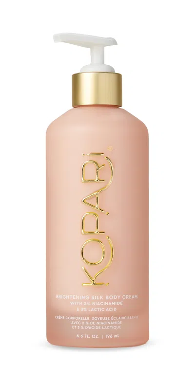 Kopari Brightening Silk Body Cream No Color In Transparent
