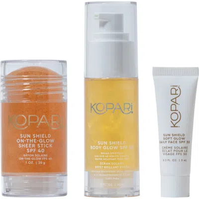 Kopari Sun On The Run Spf Set $55 Value In White