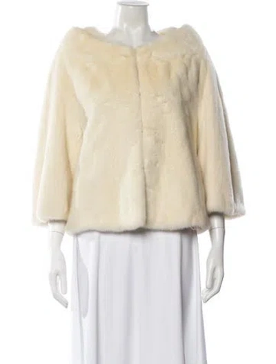 Pre-owned Kopenhagen Fur Fur Fur Jacket In Neutral