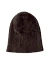 Kopka (about) Angora Beanie In Brown
