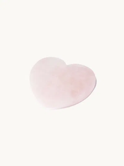 Kora Organics Rose Quartz Heart Facial Sculptor In Transparent