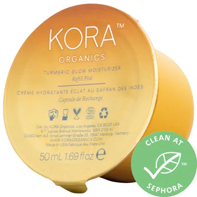 KORA ORGANICS TURMERIC GLOW BRIGHTENING REFILLABLE MOISTURIZER 1.69 OZ/ 50 ML REFILL,2356178