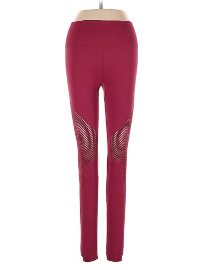 Pre-owned Koral Active Pants In Burgundy