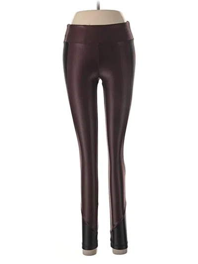Pre-owned Koral Active Pants In Burgundy