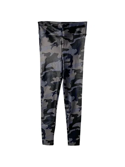 Pre-owned Koral Camo-pattern Leggings In Gray