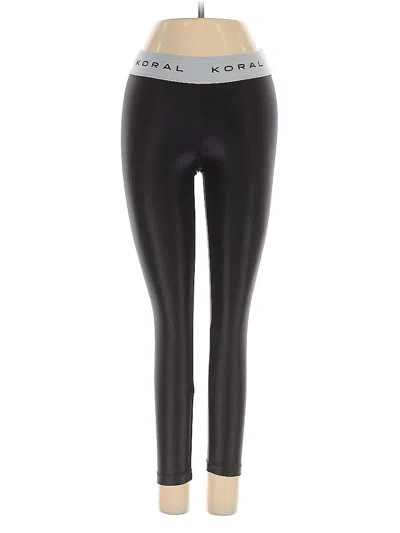Pre-owned Koral Leggings In Black