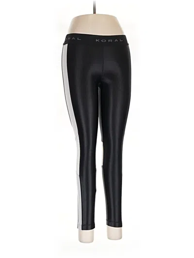 Pre-owned Koral Leggings In Black