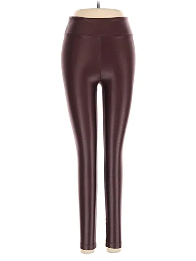 Pre-owned Koral Leggings In Burgundy
