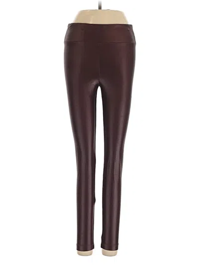 Pre-owned Koral Leggings In Burgundy