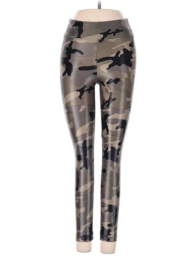 Pre-owned Koral Leggings In Gold